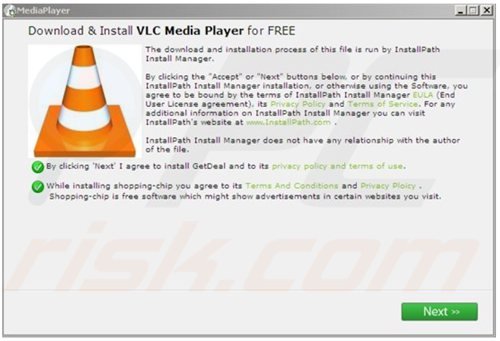 Instalador de software gratuito malicioso usado na distribuição de adware OffersWizard