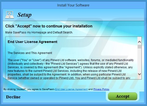 Instalador de software gratuito malicioso usado na distribuição de adware SavePass