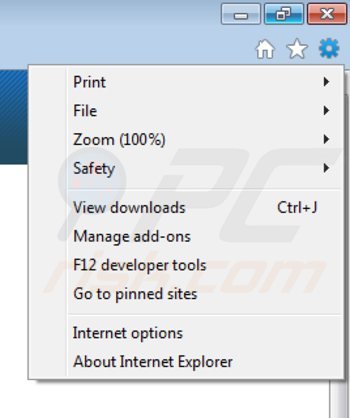 Remova Consumer Input do Internet Explorer passo 1