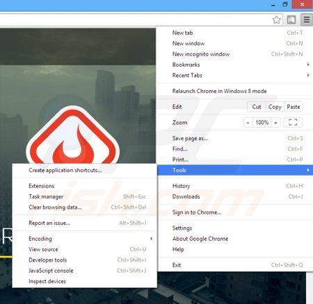 Remova os anúncios browseignite do Google Chrome passo 1