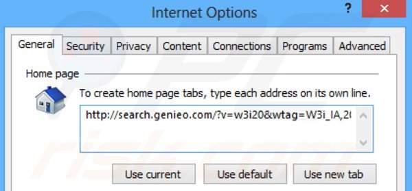 Removendo search.genieo.com da página inicial do Internet Explorer