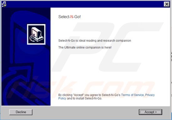 instalador de adware selectngo