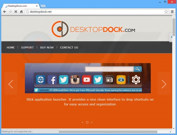 Adware Desktop Dock