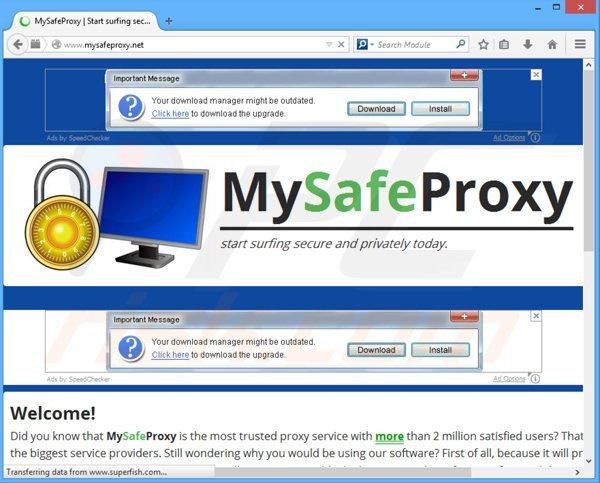 Adware MySafeProxy