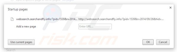  Removendo websearch.searchandfly.info da página inicial do Google Chrome
