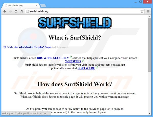 Adware SurfShield