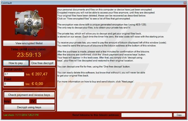 ransomware coinvault