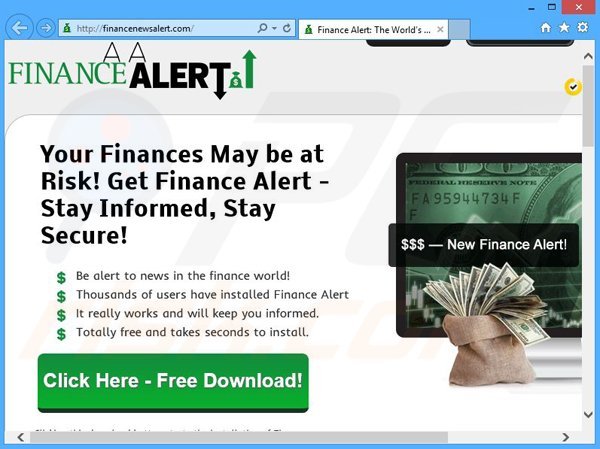 Adware Finance Alert