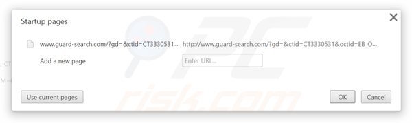 Removendo Guard-search.com da página inicial do Google Chrome