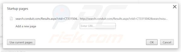 Removendo search.conduit.com da página inicial do Google Chrome