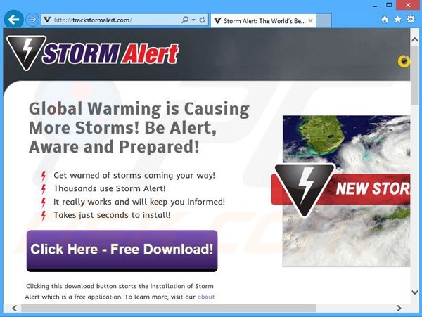 Adware Storm Alert