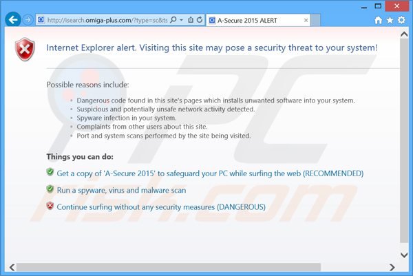 A execução do bloqueio A-Secure 2015 de programas instalados: