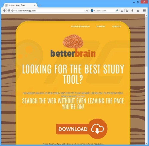 Adware BetterBrain