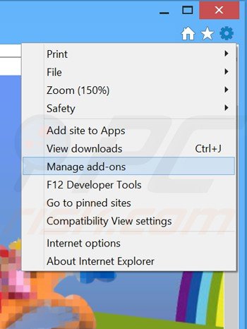 Removendo as extensões relacionadas a GamesDesktop do Internet Explorer do passo 1