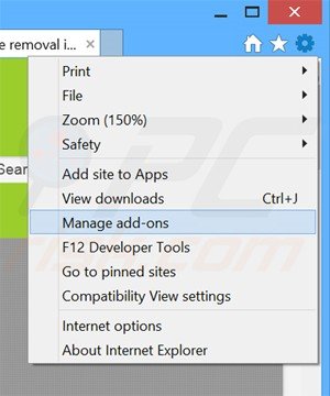 Removendo os anúncios de Selection Tools do Internet Explorer passo 1