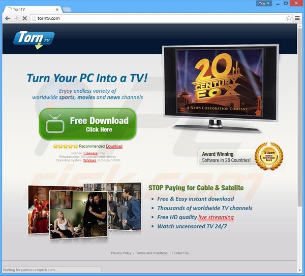 Adware TornTV