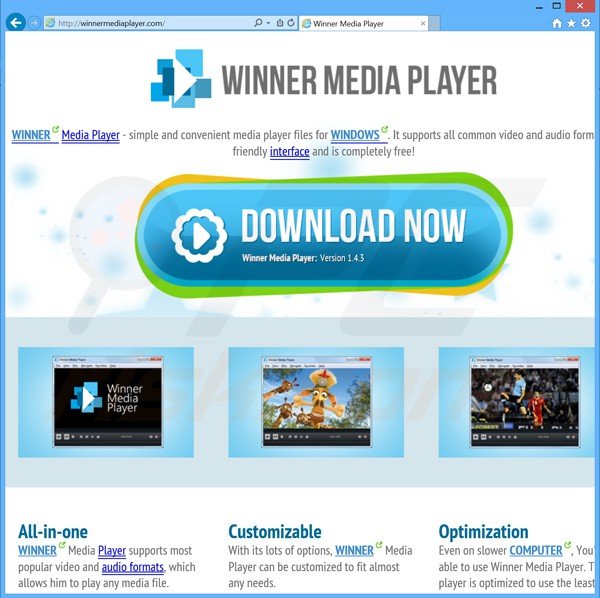 Adware Winner Media Player