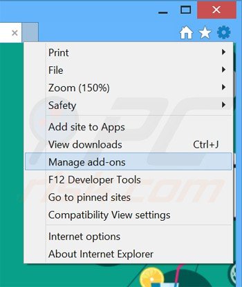 Removendo os anúncios de SmartOfferDisplay do Internet Explorer passo 1
