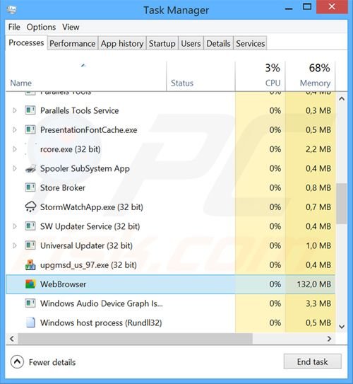 Adware WebBrowser