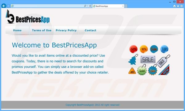 adwareTipo de BestPricesApp