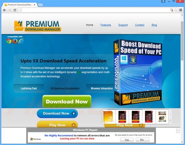 Adware Premium Download Manager