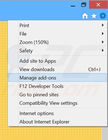 Removendo os anúncios CPU Miner do Internet Explorer passo 1