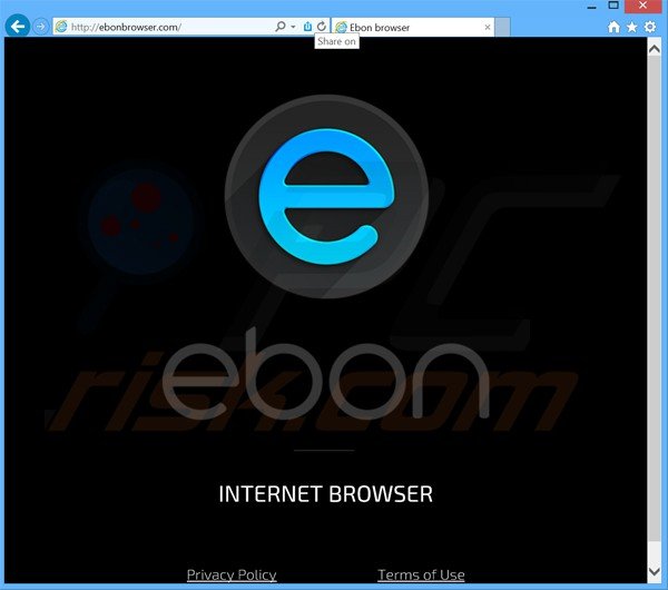 Adware de navegador Ebon