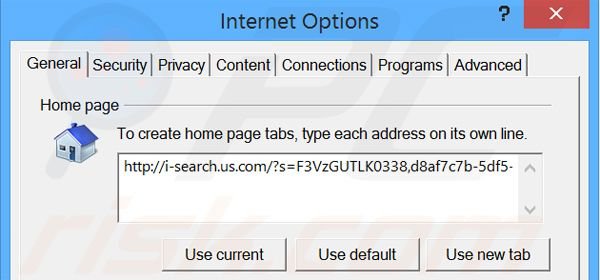 Removendo a página inicial i-search.us.com do Internet Explorer