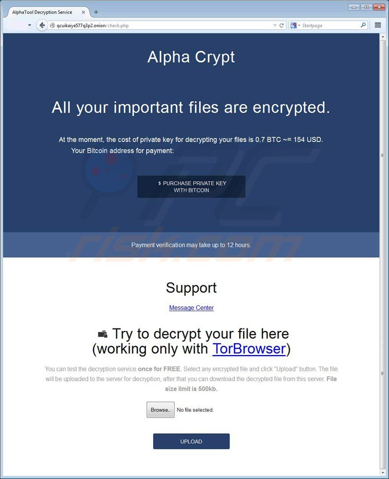 website ficheiros alpha crypt decrypt 