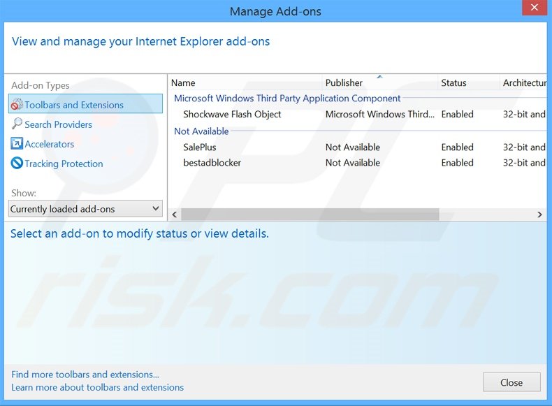 Removendo os anúncios Amigo do Internet Explorer passo 2
