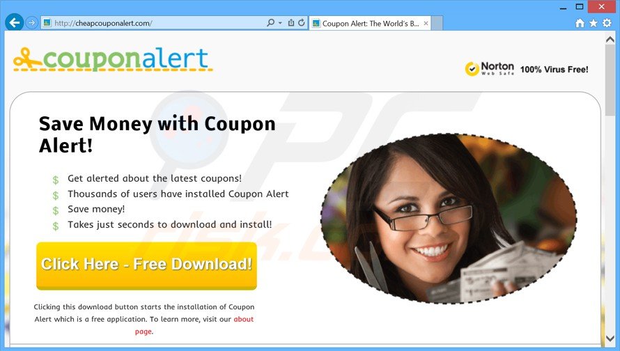 adware coupon alert