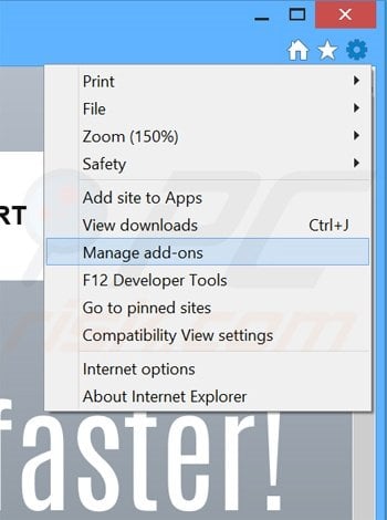 Removendo os anúncios LinkWiz do Internet Explorer passo 1