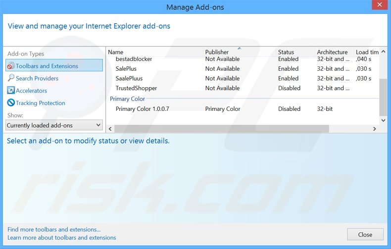 Removendo os anúncios Rapid Media Converter do Internet Explorer passo 2
