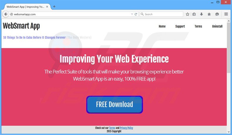 Adware WebSmart App 
