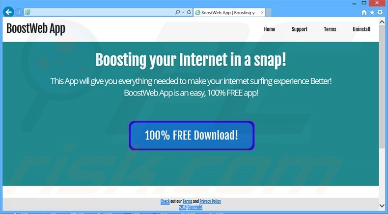Adware BoostWeb App