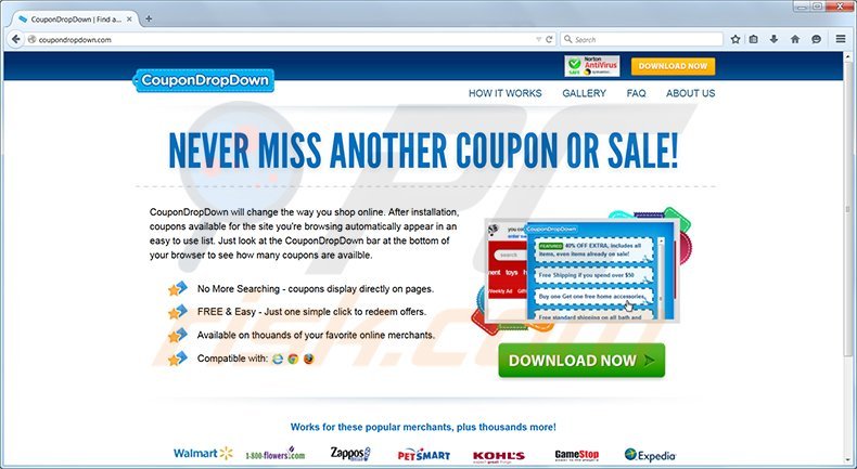 adware coupondropdown