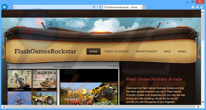 Adware FlashGamesRockstar