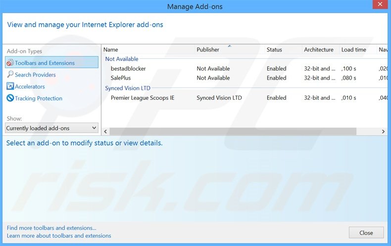 Removendo os anúncios Offers4U do Internet Explorer   passo 2