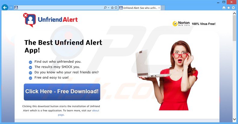 adware Unfriend Alert