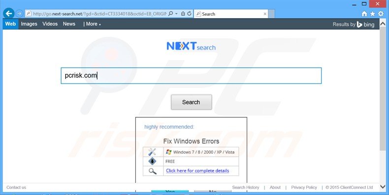 sequestrador de navegador go.next-search.net