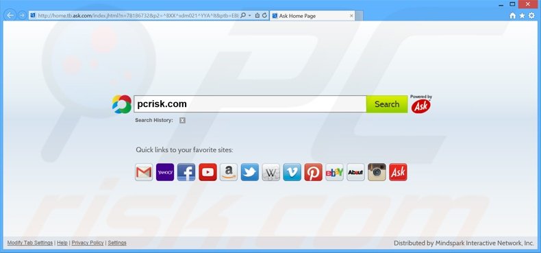 sequestrador de navegador home.tb.ask.com