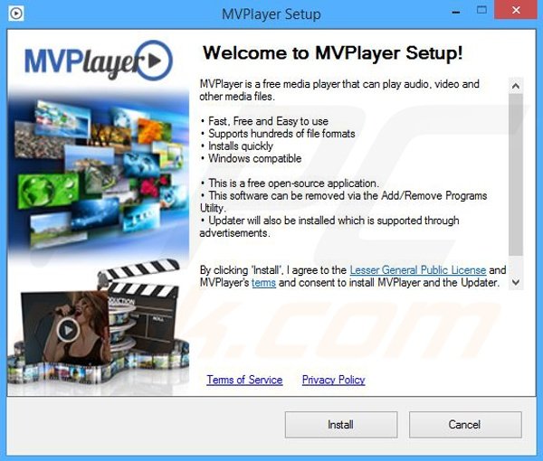 Instalador de MVPlayer