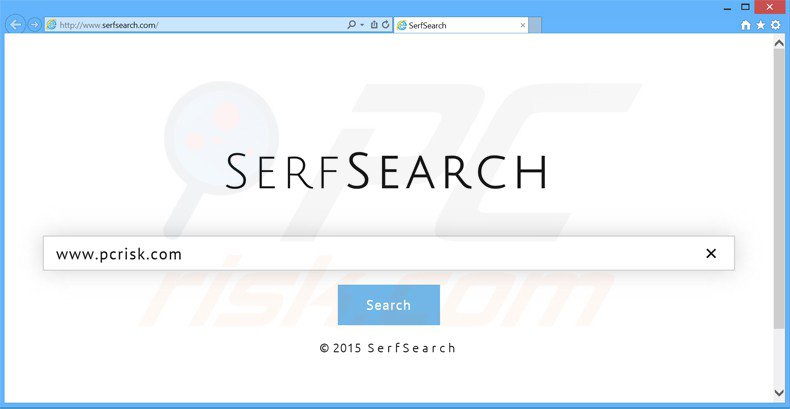 sequestrador do navegador serfsearch.com