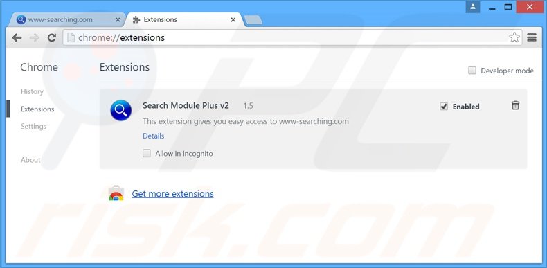 Removendo os anúncios BrowserAir de Google Chrome passo 2