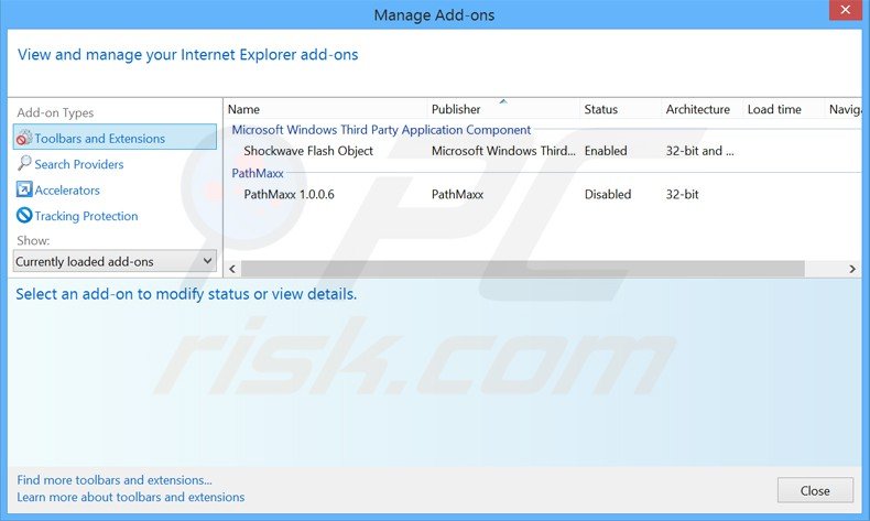 Removendo os anúncios Fresh Outlook do Internet Explorer passo 2