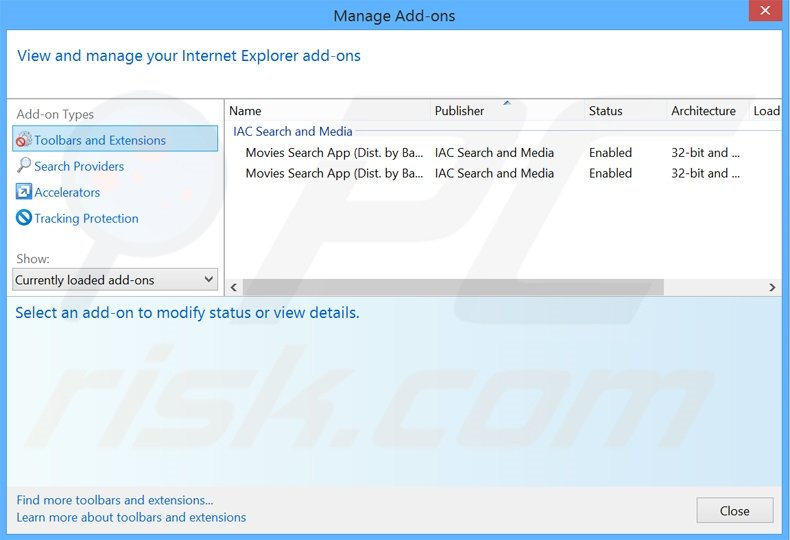 Removendo as extensões relacionadas a search.ask.com do Internet Explorer