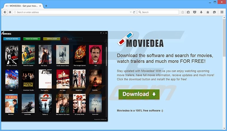 Adware MovieDea