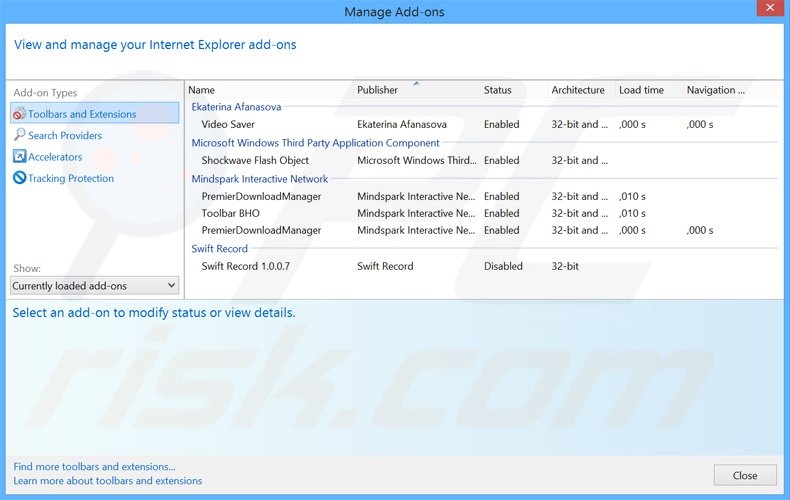 Removendo os anúncios Provider do Internet Explorer passo 2