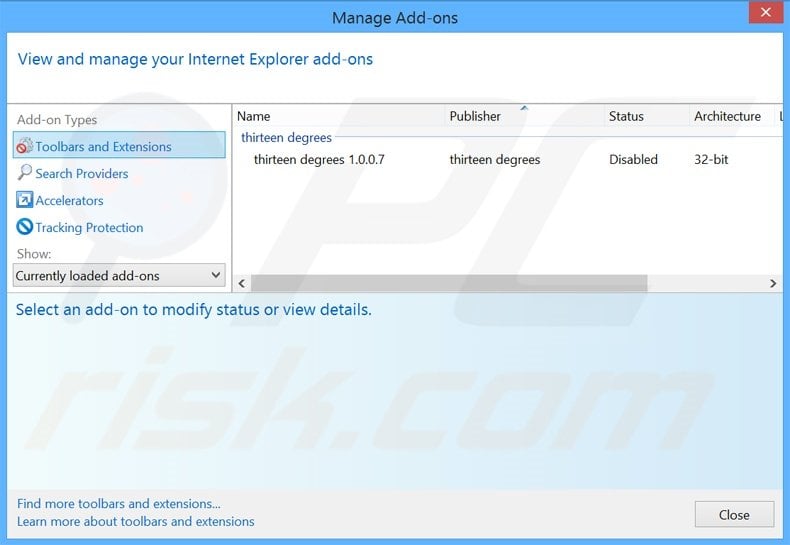 Removendo os anúncios WikiBrowser do Internet Explorer passo 2