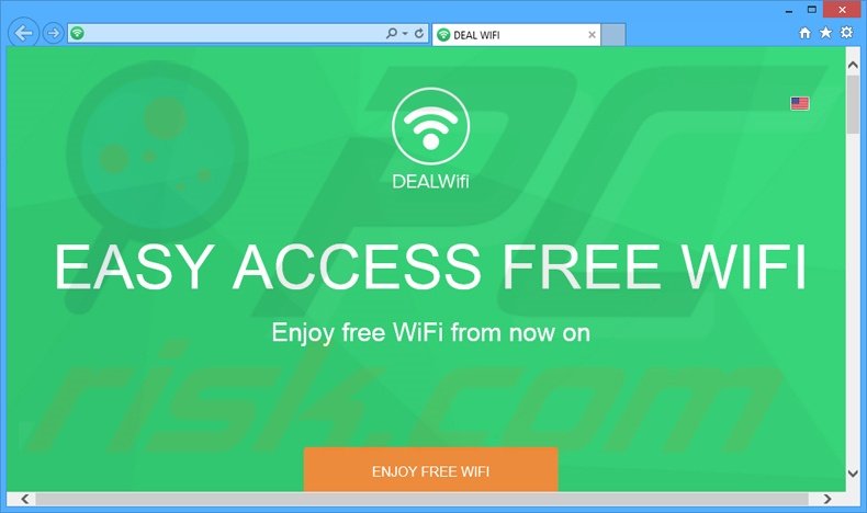 Website do sequestrador de navegador oficial DealWifi